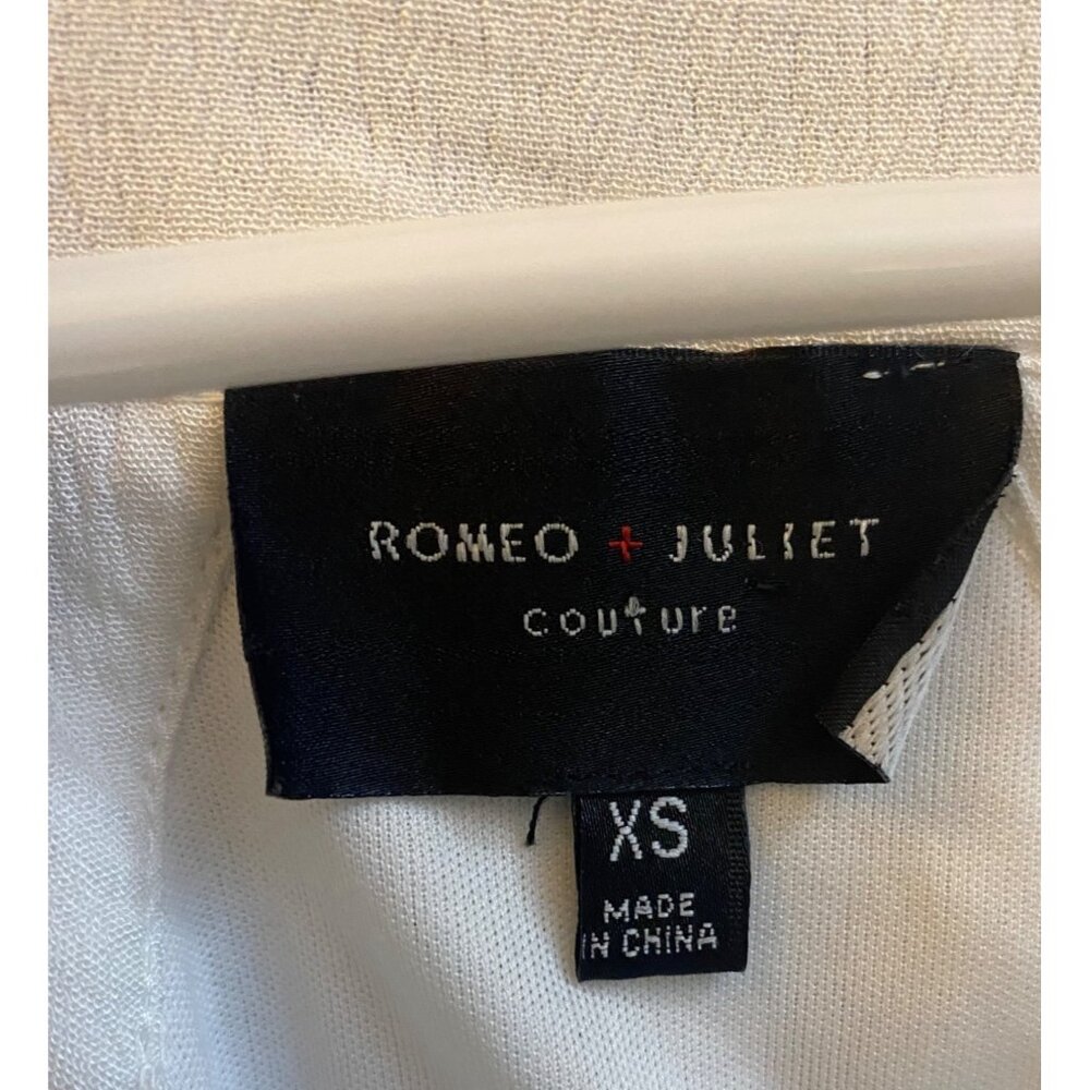 Romeo + Juliet Couture White & Blue Embroidered Maxi Dress XS - Picture 6 of 9